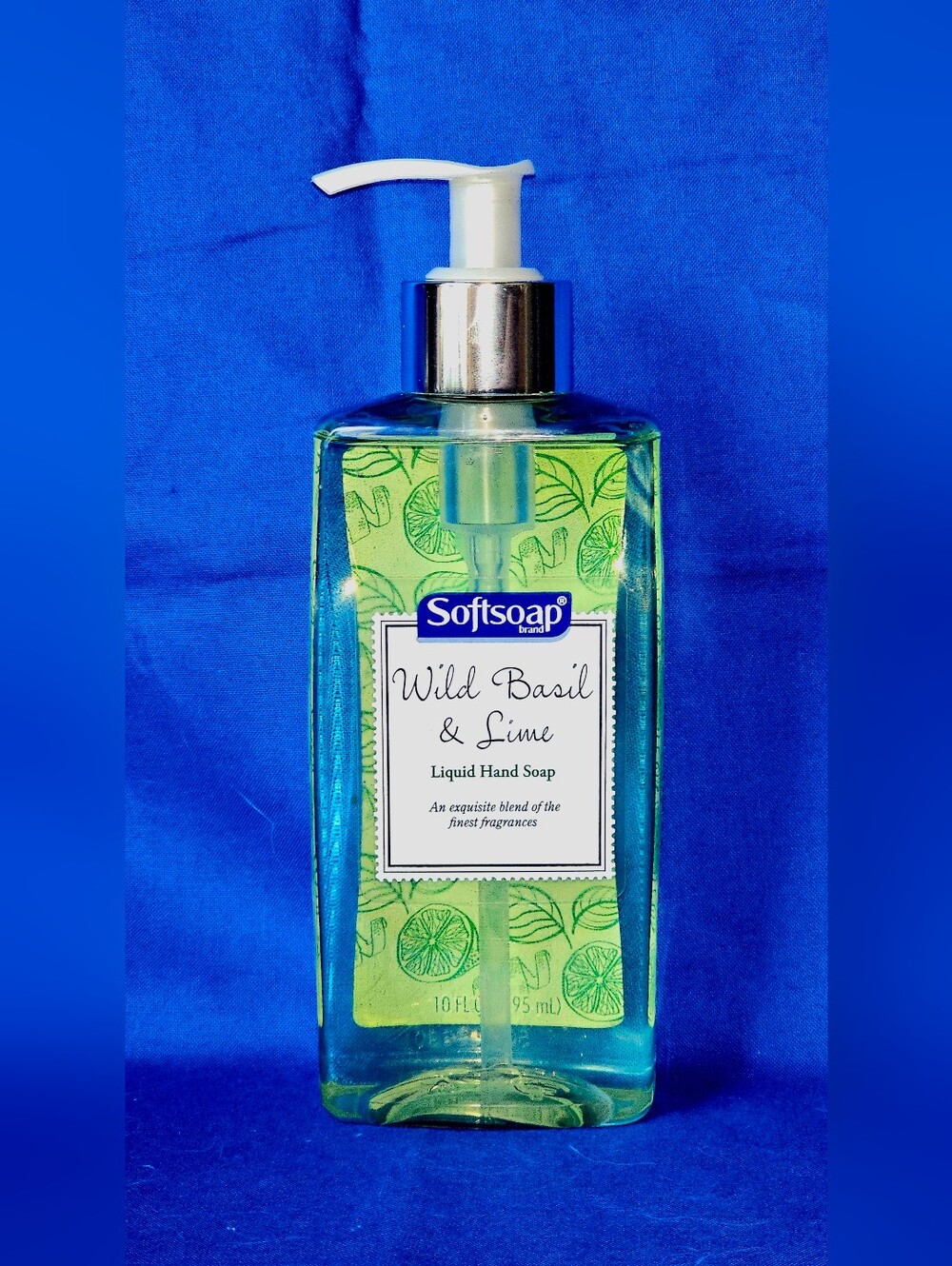 RARE Softsoap Decor Collection Wild Basil & Lime Liquid Hand Soap Pump 10oz HTF